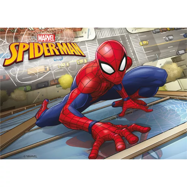 Spiderman A4 sukkerprint - City