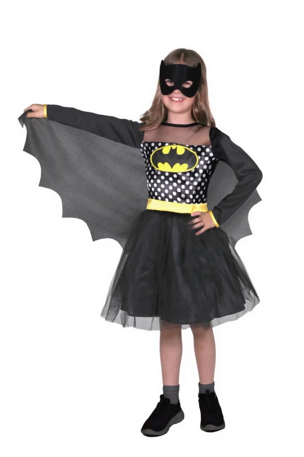 Batgirl dragt str. 5-7 år