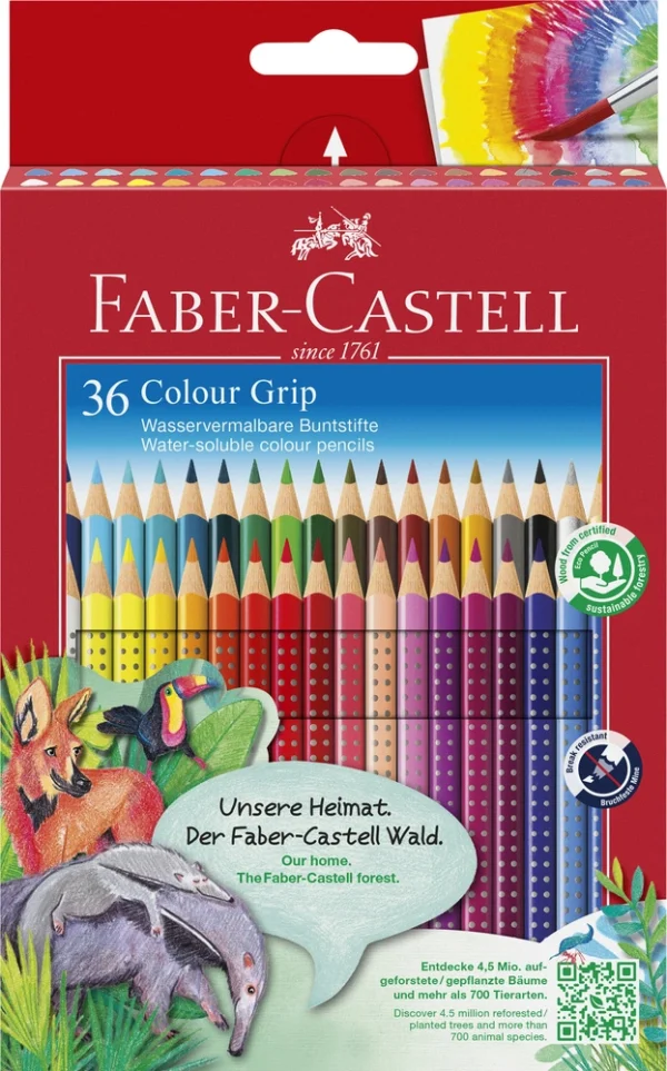 Farveblyant grip Faber-Castell 36 stk.