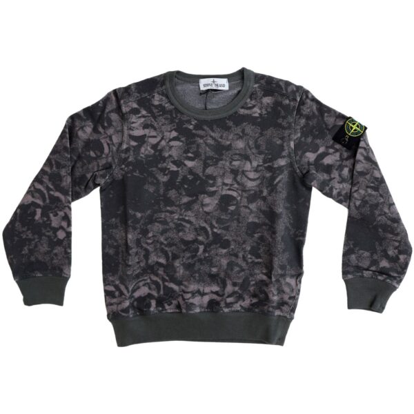 Stone Island Black Sweat-Shirt - Str. 10 år  10 år