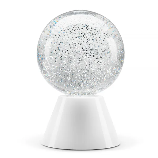 Spinning Glitter Globe Lampe - Farveskiftende