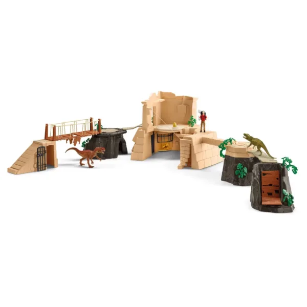 schleichÂ® Erobring af Dino-templet  -  Mega-sæt