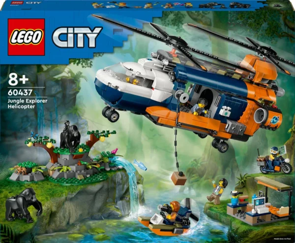 60437 LEGO City Exploration Jungleeventyr  helikopter og ekspeditionsbase