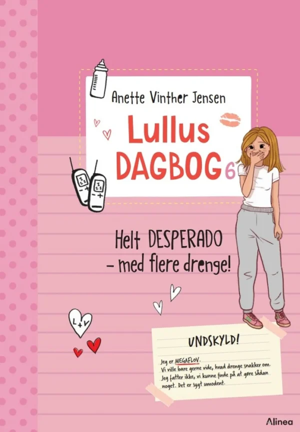 Lullus dagbog 6, Helt desperado - med flere drenge! Rød Læseklub Rød