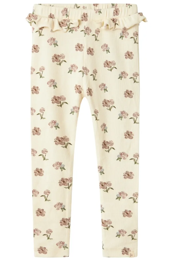 Lil Atelier Leggings Gavo Turtledove Peony  122