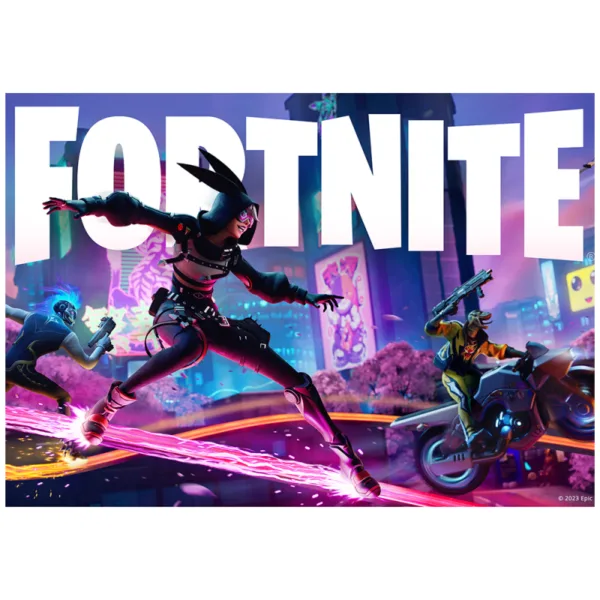 Fortnite sukkerprint A4