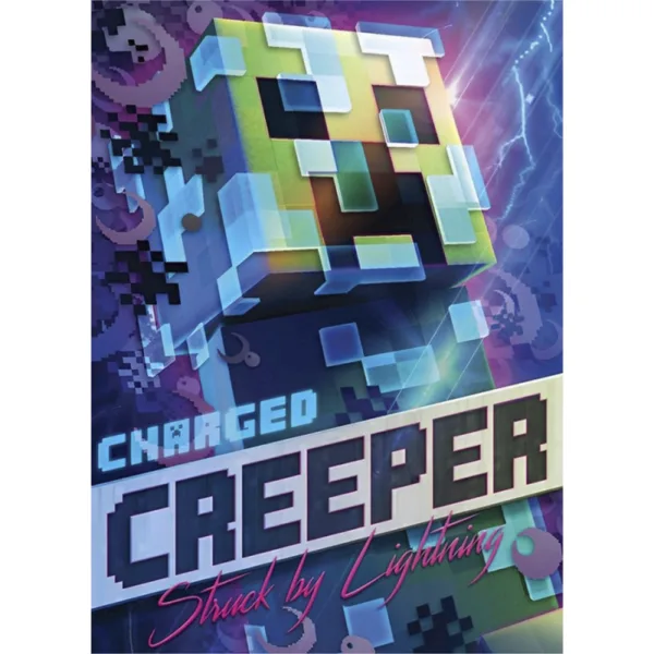 Minecraft A4 kageprint / sukkerprint - Creeper