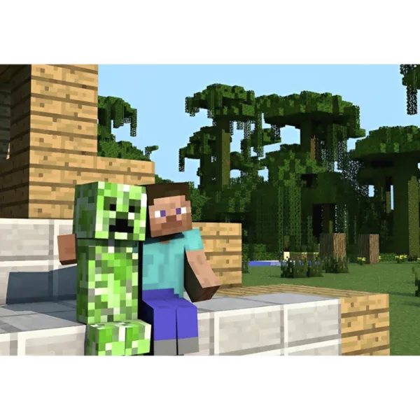 Minecraft A4 kageprint / sukkerprint