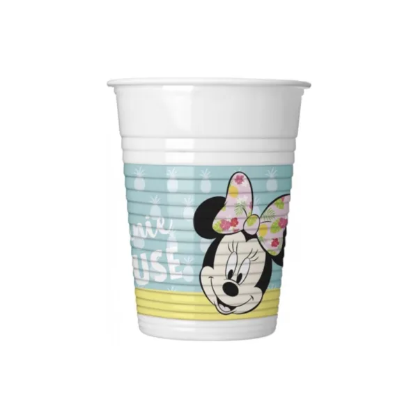 Minnie Mouse plastikkrus - 8 stk.