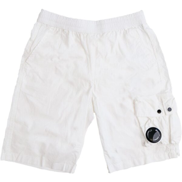 C.P. Company Gauze White Bermuda Shorts - Str. 12 år  12 år