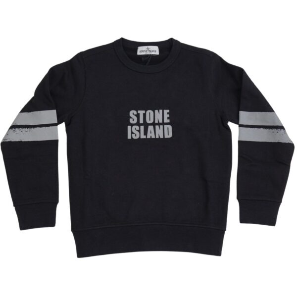 Stone Island Black Sweatshirt - Str. 10 år  10 år