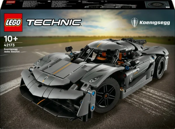 42173 LEGO Technic Koenigsegg Jesko Absolut-hyperbil  grå Grå