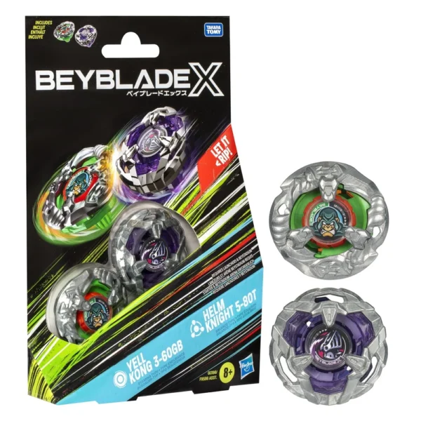 Beyblade X Yell Kong & Helm Knight Top Dual Pack