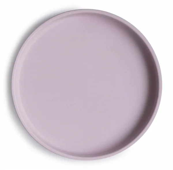 Mushie tallerken Med Sugekop Classic Silikone Soft Lilac