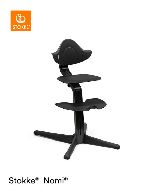 Stokke Nomi Stol - Black/Black Sort