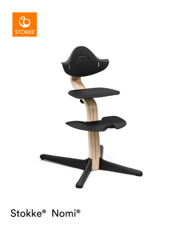 Stokke Nomi Stol - Natural Black Sort