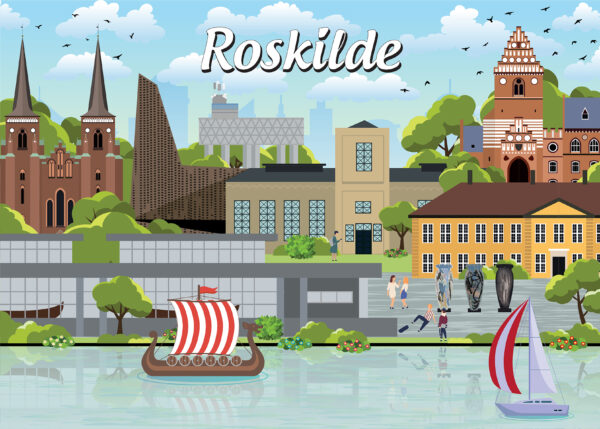 Danske byer: Roskilde, 1000 brikker