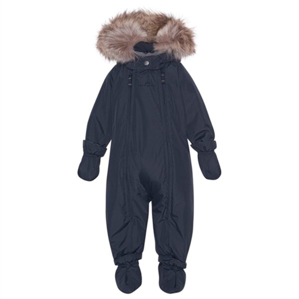 Ver de Terre Baby Flyverdragt m. Pels Navy - Str. 3 mdr  3 mdr