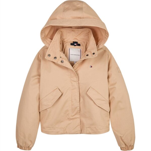 Tommy Hilfiger Cotton Parka Jakke Trench - Str. 8 år  8 år