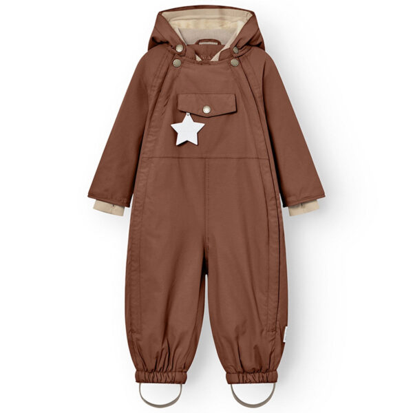 Mini A ture Rootbeer brown Wisti Fleece Flyverdragt - Str. 12 mdr/80  12 mdr/80