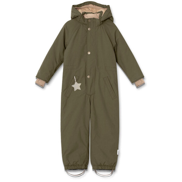 Mini A ture Olive night Wanni Fleece Flyverdragt - Str. 3 år/98  3 år/98