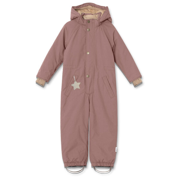 Mini A ture Light plum Wanni Fleece Flyverdragt - Str. 6 år/116  6 år/116