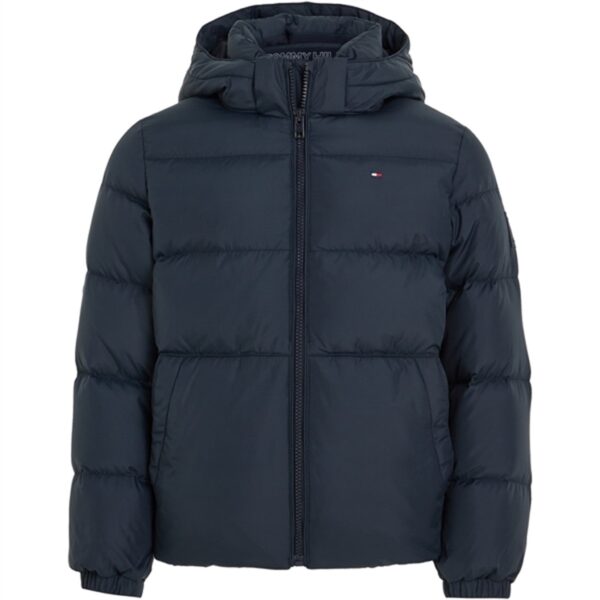 Tommy Hilfiger Essential Dunjakke Desert Sky - Str. 8 år  8 år