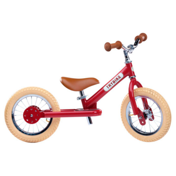 Trybike in Steel 2 Wheels Vintage Red