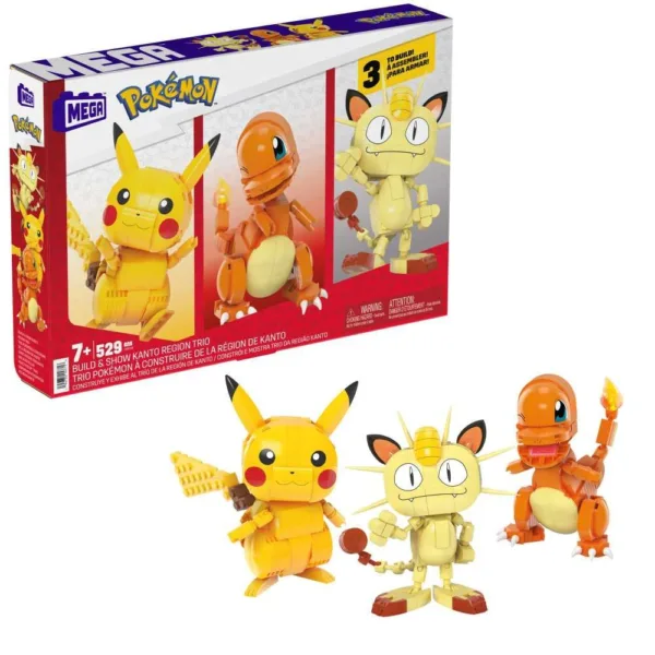 Mega Construx Pokemon Kanto Region Trio