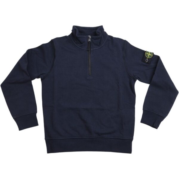 Stone Island Navy Blue Ls Polo - Str. 10 år  10 år