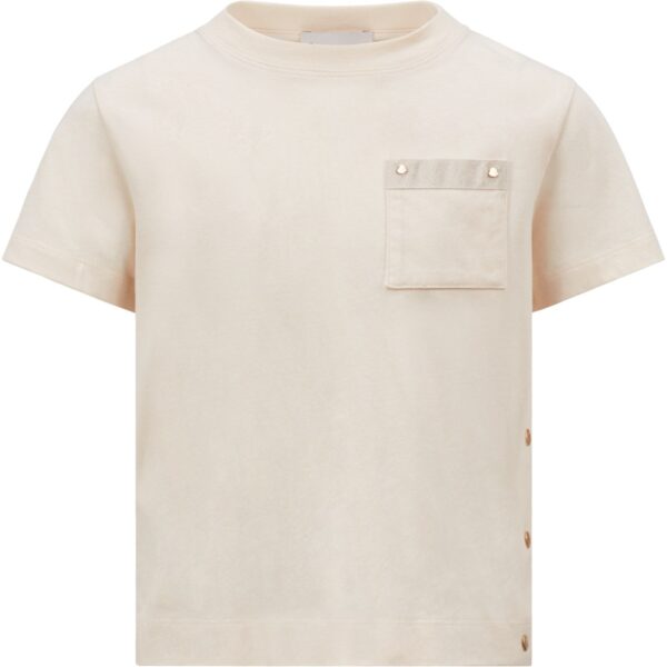 Moncler Cream T-shirt - Str. 10 år  10 år