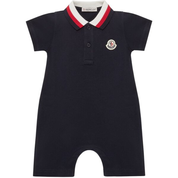 Moncler Navy Romper - Str. 9-12 mdr  9-12 mdr