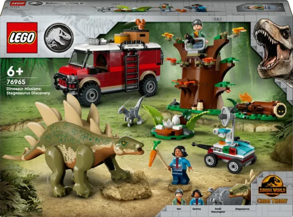 76965 LEGO Jurassic World Dinosaurmissioner: Stegosaurus-opdagelse