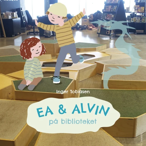 Ea og Alvin på biblioteket