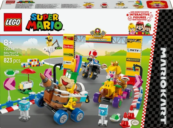 72036 LEGO Super Mario Mario Kart™  Baby Peach og Grand Prix-sæt