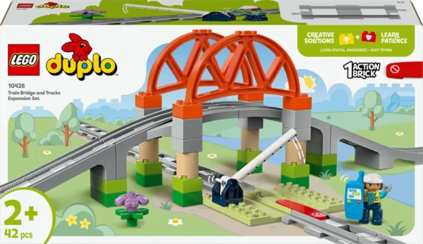 10426 LEGO DUPLO Town Togbro og spor  udvidelsessæt