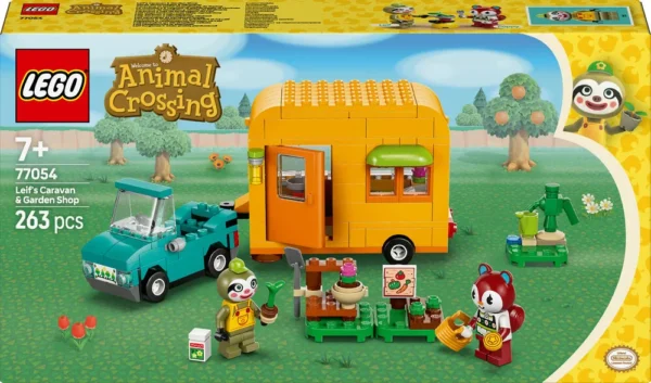 77054 LEGO Animal Crossing Leif med campingvogn og havebutik