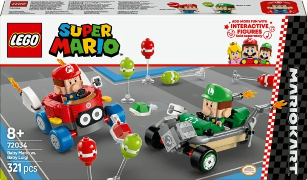 72034 LEGO Super Mario Mario Kart™  Baby Mario mod Baby Luigi