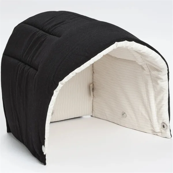 Copenhagen Colors kaleche til babylift - Black/Cream Solid Stripe