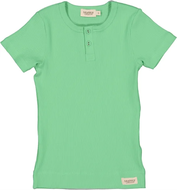 MarMar T-shirt - Kortærmet Modal Tee - Cale Green  104