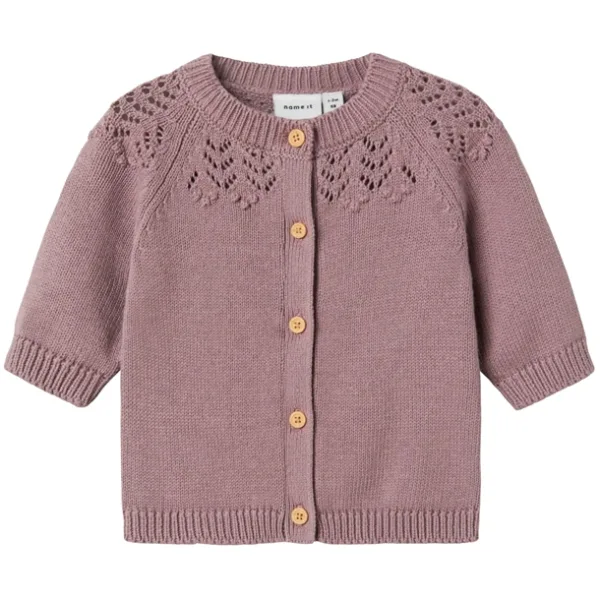 Name It Cardigan NbfBimolly Elderberry  56