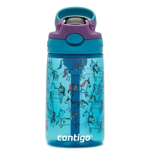 Contigo Drikkedunk med Sugerør 420 ml - Unicorns