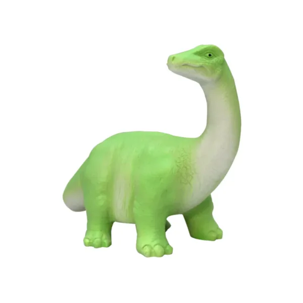 Grøn dinosaur lampe 14 cm.