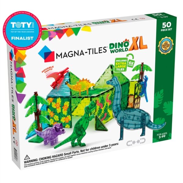 Magna-TilesÂ® Dino World XL - Magnetsæt 50 Dele