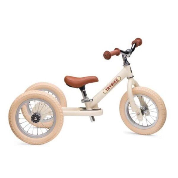 Trybike Løbecykel 3 hjul - Creme