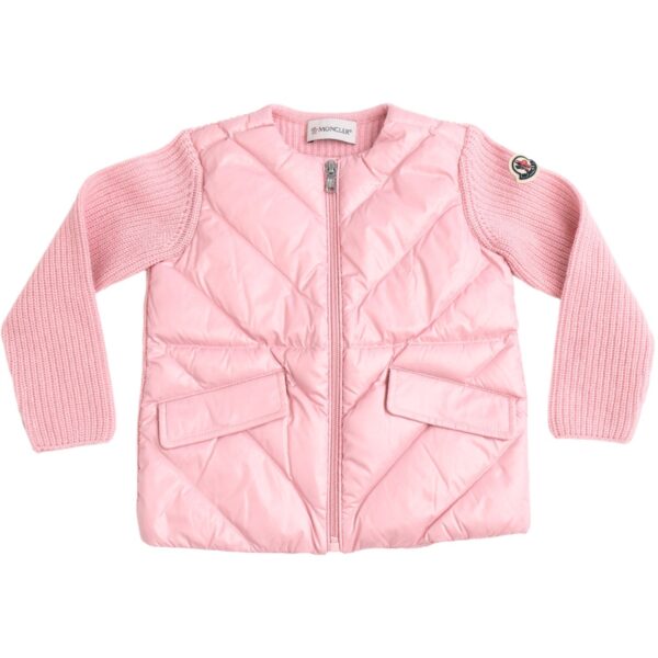 Moncler Medium Pink Jakke - Str. 18-24 mdr  18-24 mdr