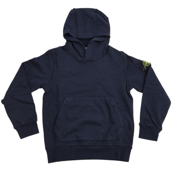 Stone Island Navy Blue Hættetrøje Sweater - Str. 14 år  14 år