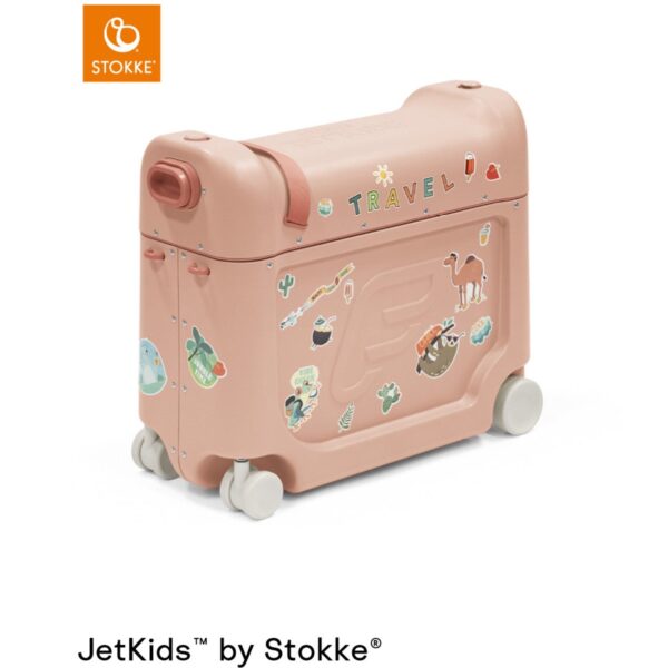 StokkeÂ® JetKidsâ¢ BedBoxâ¢ Kuffert Coral Pink