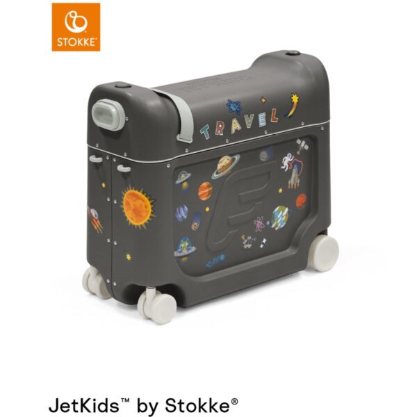 StokkeÂ® JetKidsâ¢ BedBoxâ¢ Kuffert Midnight Grey