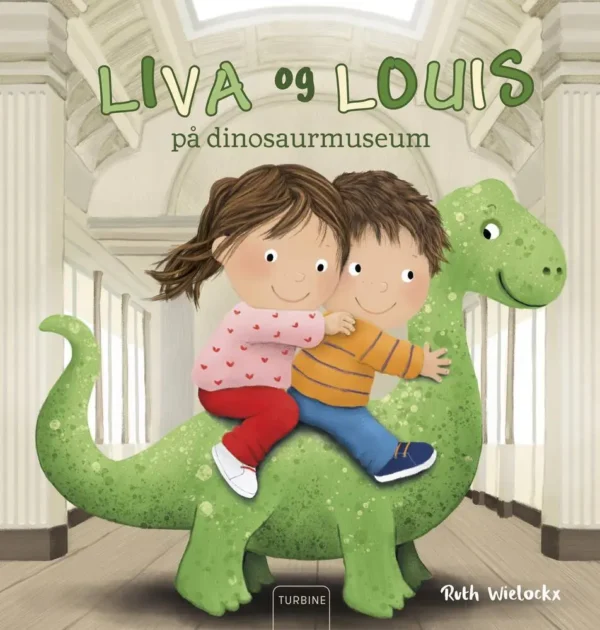 Liva og Louis på dinosaurmuseum